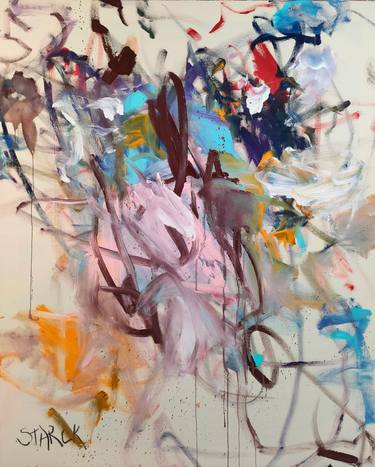 Original Abstract Expressionism Abstract Paintings by Emily Starck