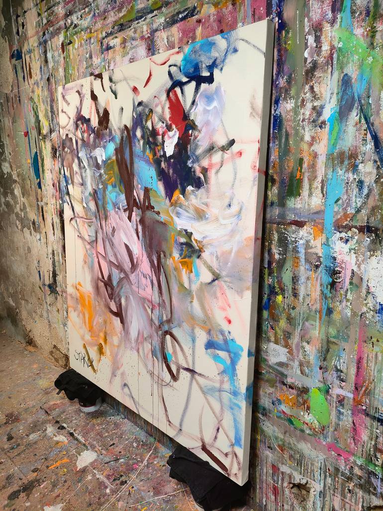Original Abstract Expressionism Abstract Painting by Emily Starck