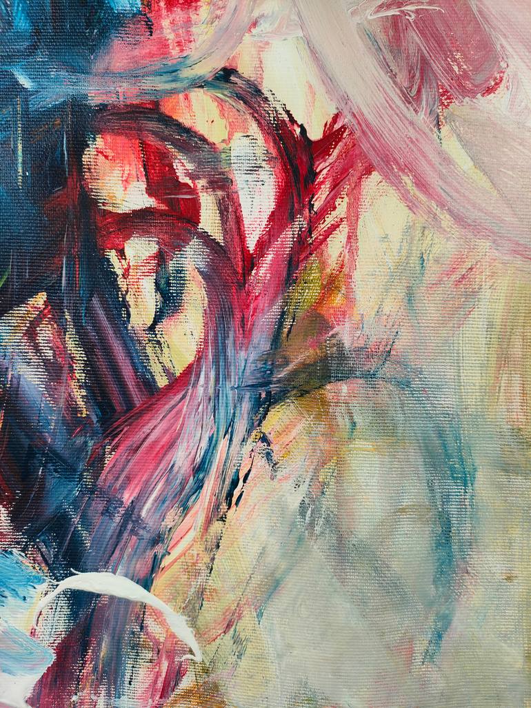 Original Abstract Expressionism Abstract Painting by Emily Starck
