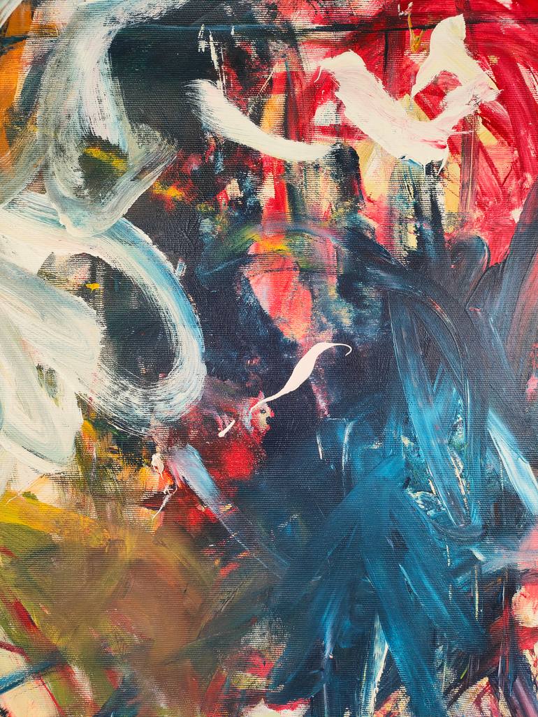 Original Abstract Expressionism Abstract Painting by Emily Starck