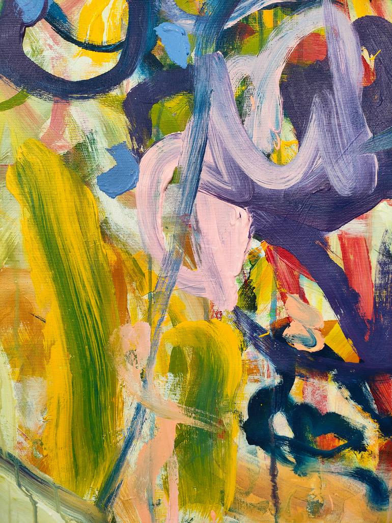 Original Abstract Expressionism Abstract Painting by Emily Starck