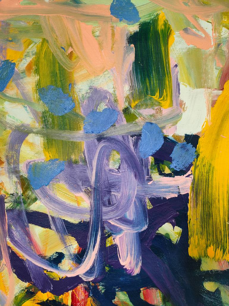 Original Abstract Expressionism Abstract Painting by Emily Starck