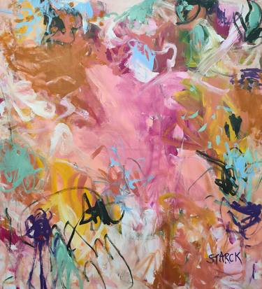 Original Abstract Expressionism Abstract Paintings by Emily Starck