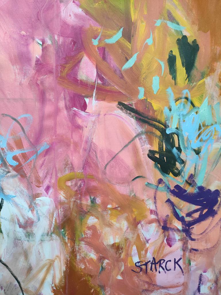 Original Abstract Expressionism Abstract Painting by Emily Starck