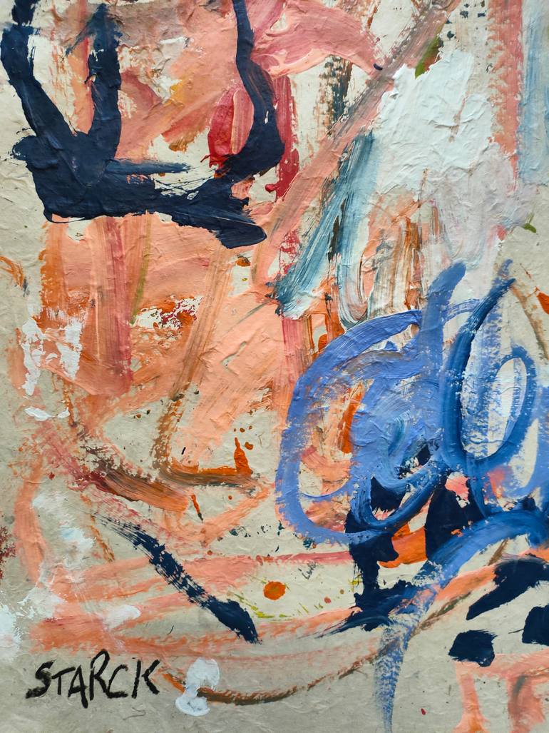 Original Abstract Expressionism Abstract Painting by Emily Starck