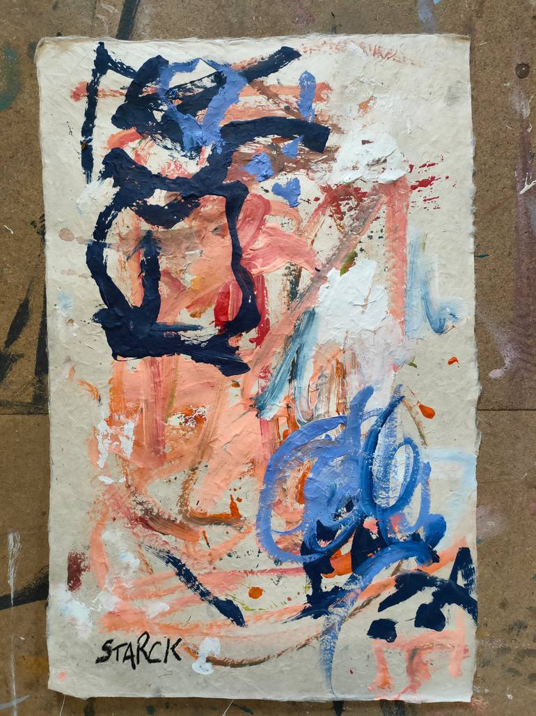 Original Abstract Expressionism Abstract Painting by Emily Starck