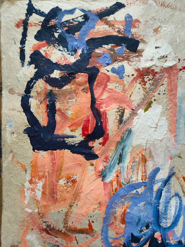 Original Abstract Expressionism Abstract Painting by Emily Starck