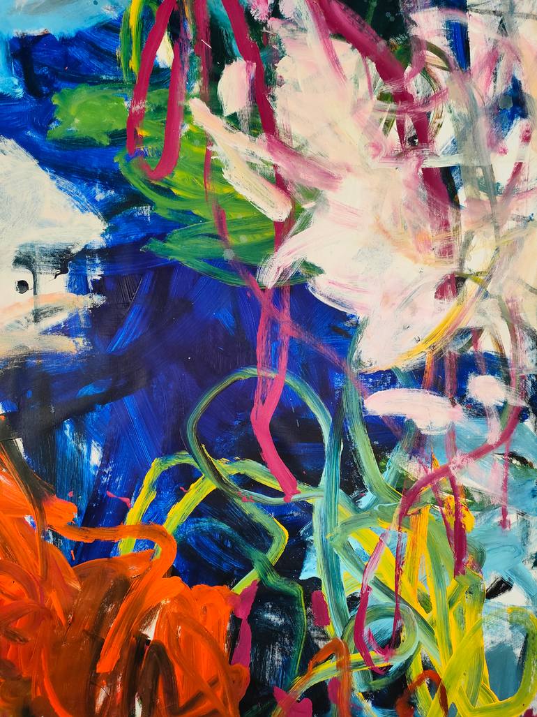 Original Abstract Expressionism Abstract Painting by Emily Starck