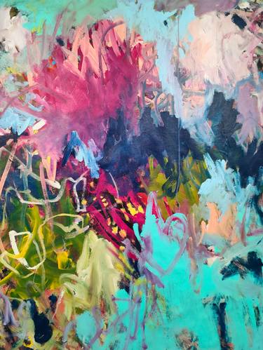 Original Abstract Expressionism Abstract Paintings by Emily Starck