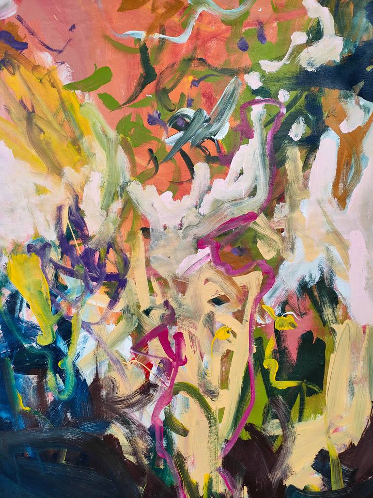 Original Abstract Expressionism Abstract Painting by Emily Starck