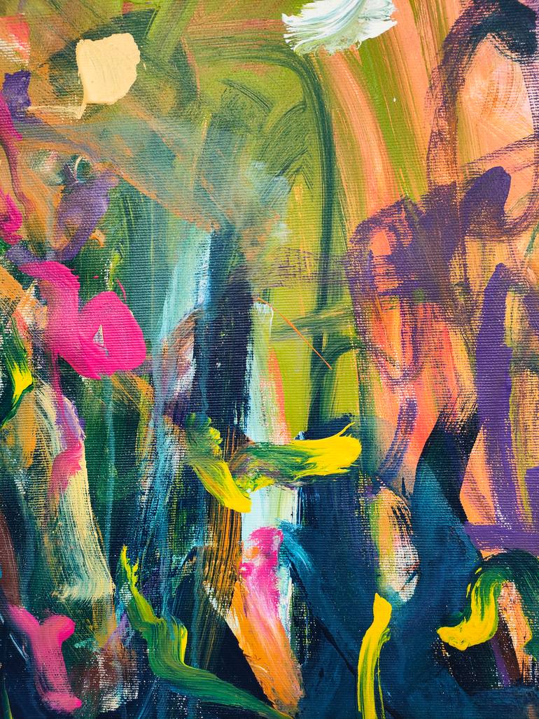 Original Abstract Expressionism Abstract Painting by Emily Starck