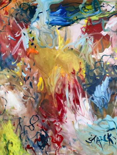 Original Abstract Expressionism Abstract Paintings by Emily Starck