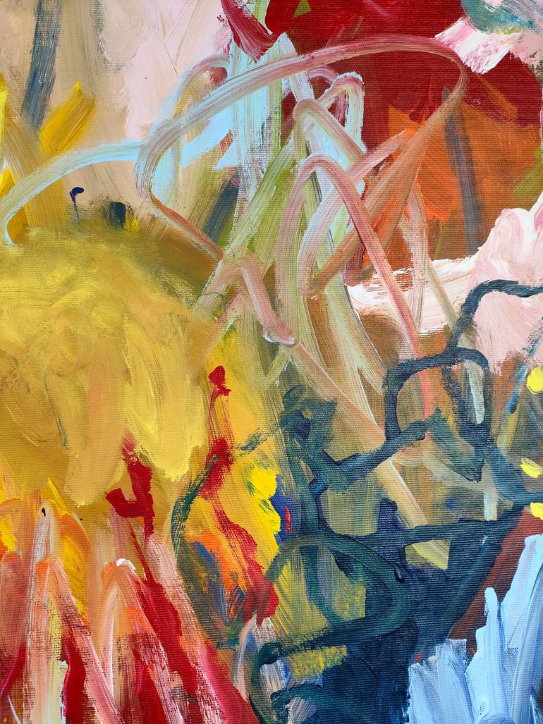 Original Abstract Expressionism Abstract Painting by Emily Starck