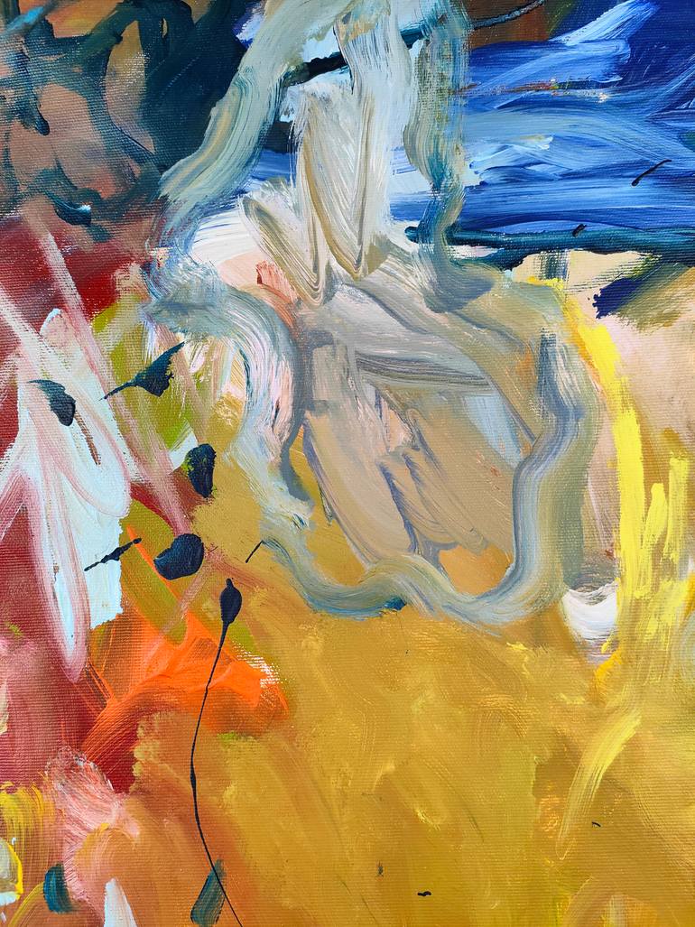 Original Abstract Expressionism Abstract Painting by Emily Starck