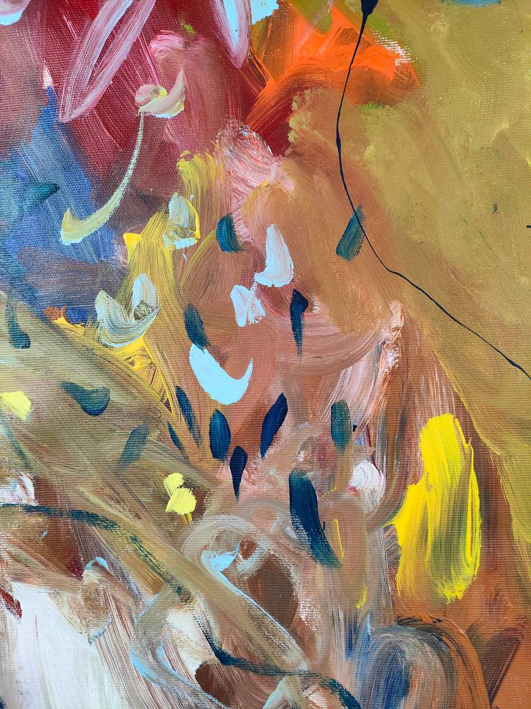 Original Abstract Expressionism Abstract Painting by Emily Starck