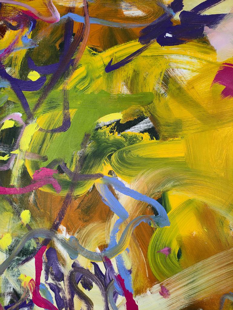 Original Abstract Expressionism Abstract Painting by Emily Starck