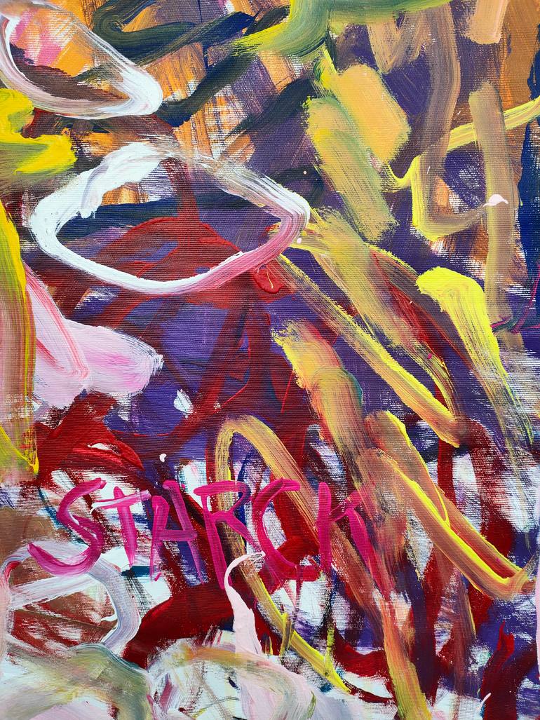 Original Abstract Expressionism Abstract Painting by Emily Starck
