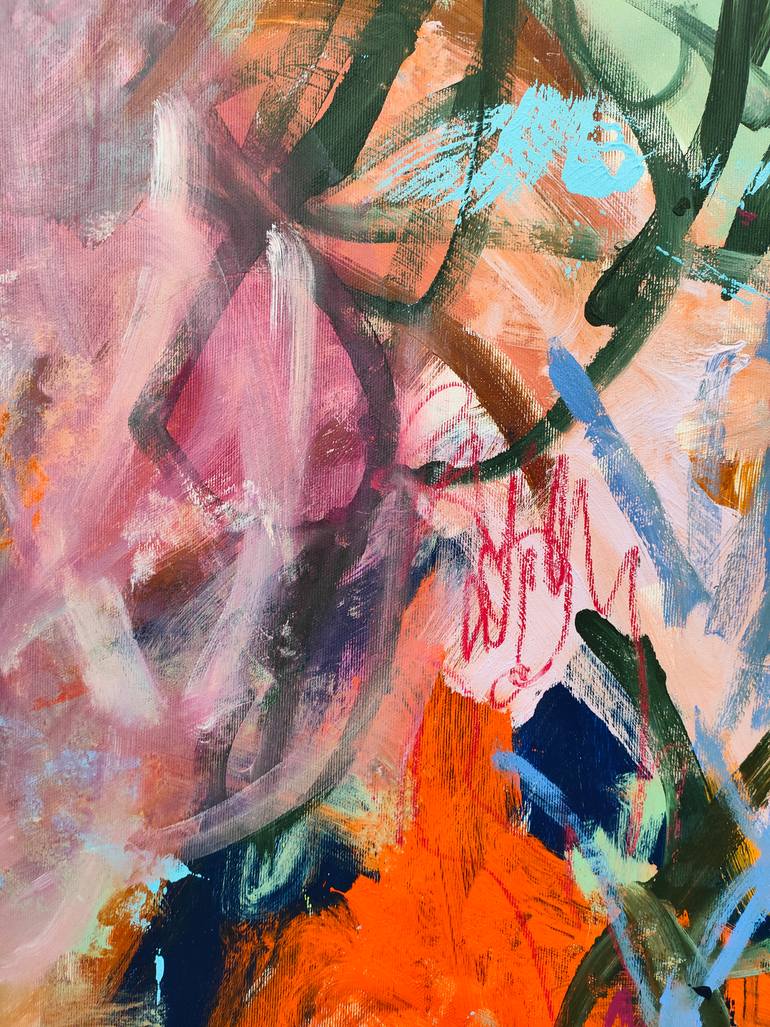 Original Abstract Expressionism Abstract Painting by Emily Starck