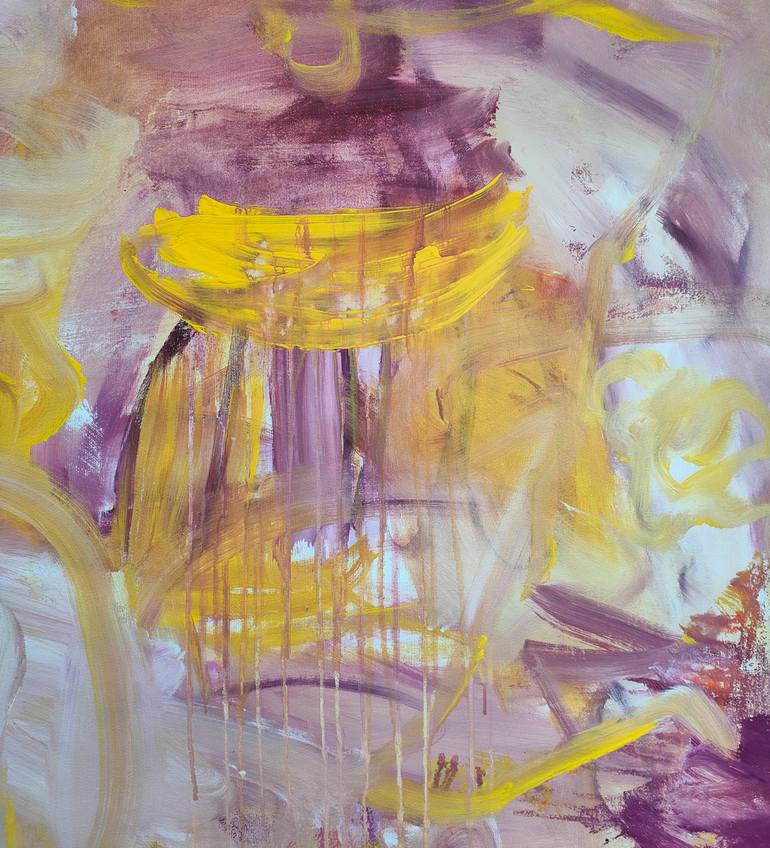 Original Abstract Expressionism Abstract Painting by Emily Starck