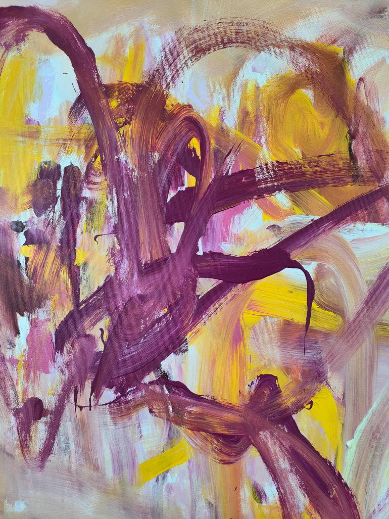 Original Abstract Expressionism Abstract Painting by Emily Starck