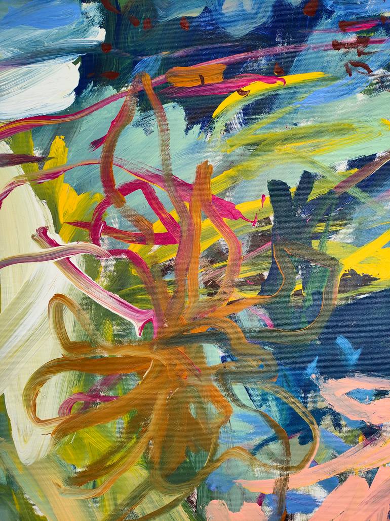 Original Abstract Expressionism Abstract Painting by Emily Starck
