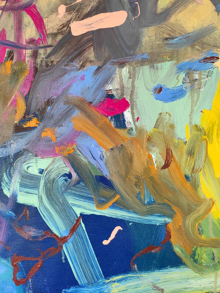 Original Abstract Expressionism Abstract Painting by Emily Starck