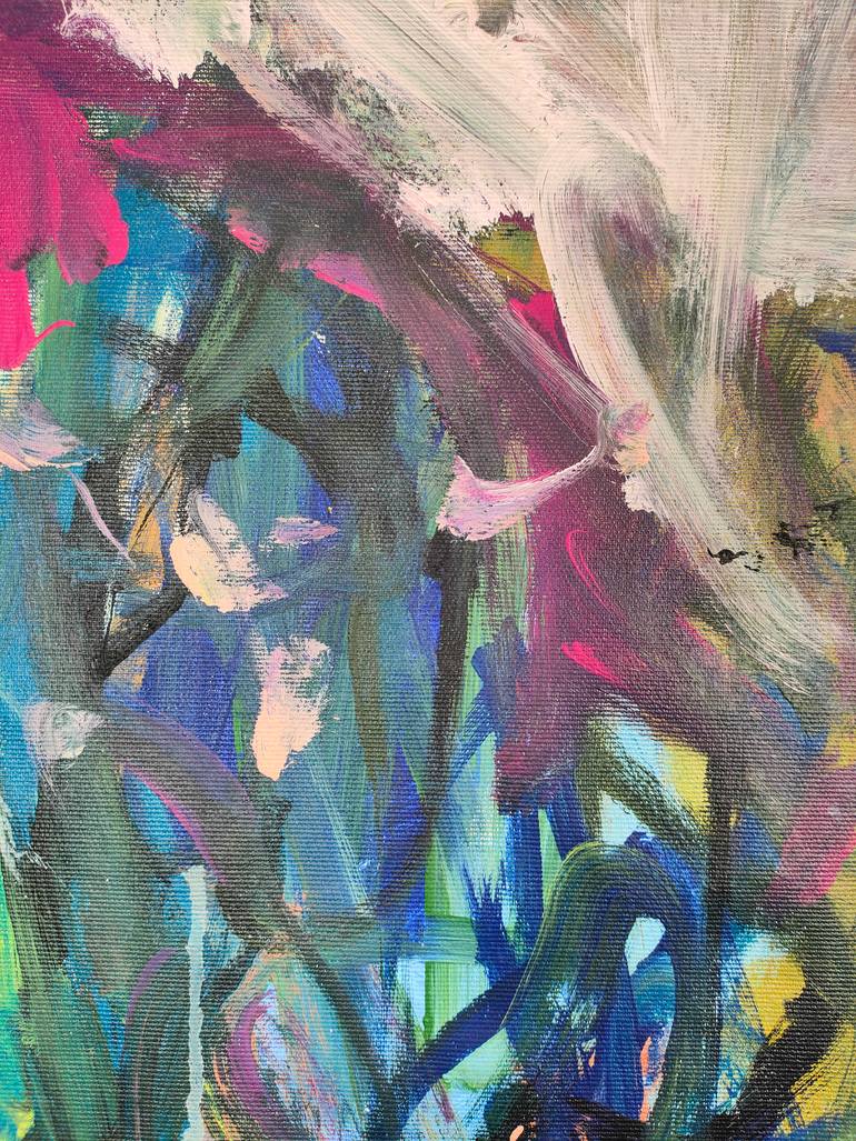 Original Abstract Expressionism Abstract Painting by Emily Starck
