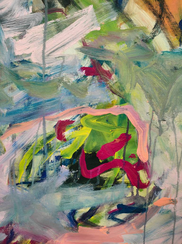 Original Abstract Expressionism Abstract Painting by Emily Starck