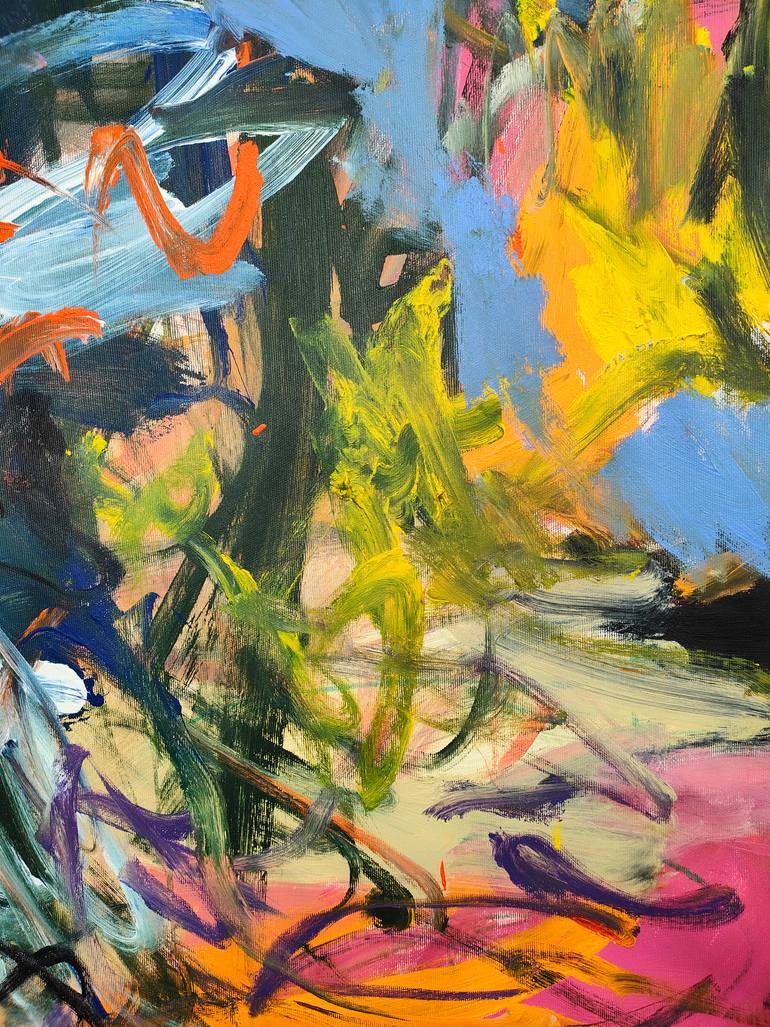 Original Abstract Expressionism Abstract Painting by Emily Starck
