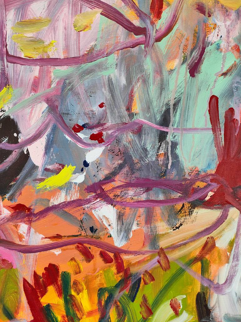 Original Abstract Expressionism Abstract Painting by Emily Starck