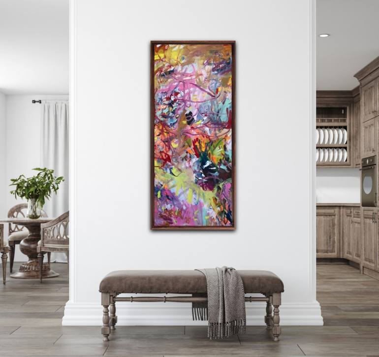 Original Abstract Expressionism Abstract Painting by Emily Starck