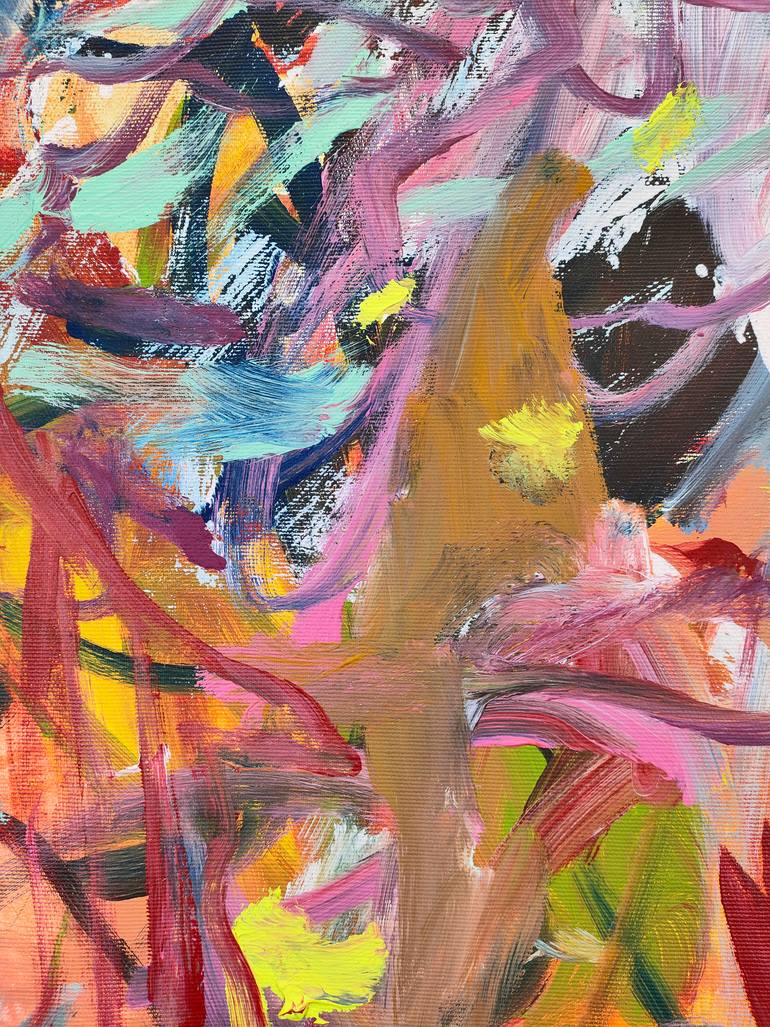 Original Abstract Expressionism Abstract Painting by Emily Starck