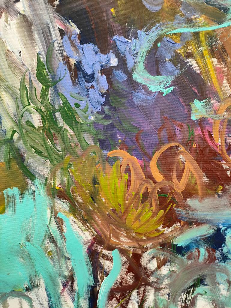 Original Abstract Expressionism Abstract Painting by Emily Starck