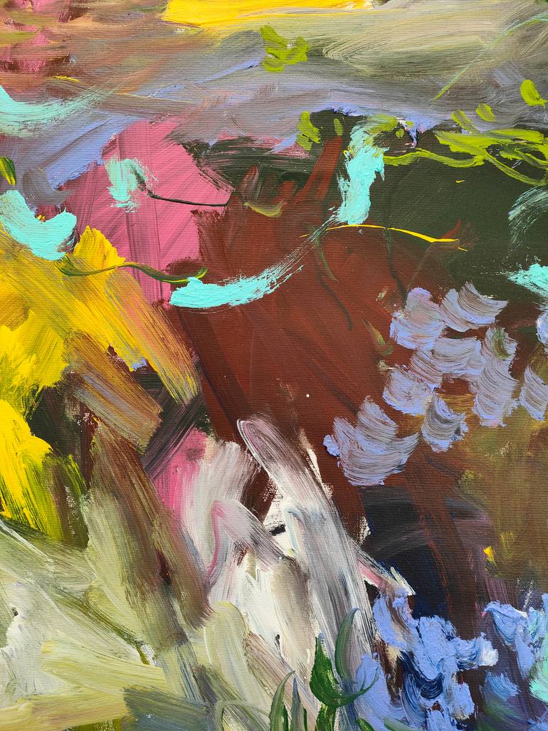 Original Abstract Expressionism Abstract Painting by Emily Starck