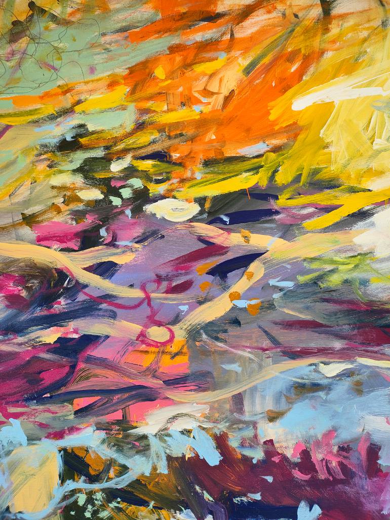 Original Abstract Expressionism Abstract Painting by Emily Starck