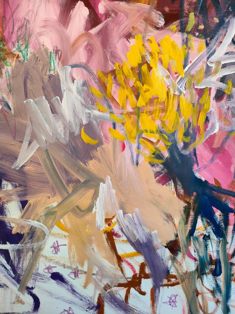 Original Abstract Expressionism Abstract Painting by Emily Starck