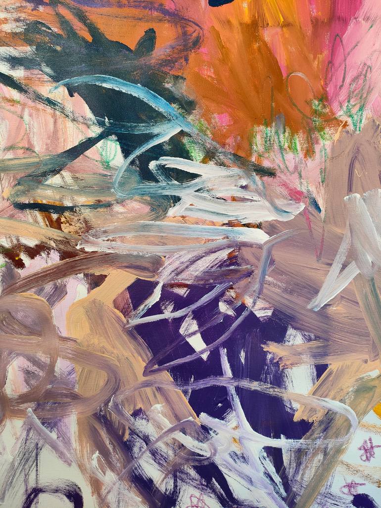 Original Abstract Expressionism Abstract Painting by Emily Starck