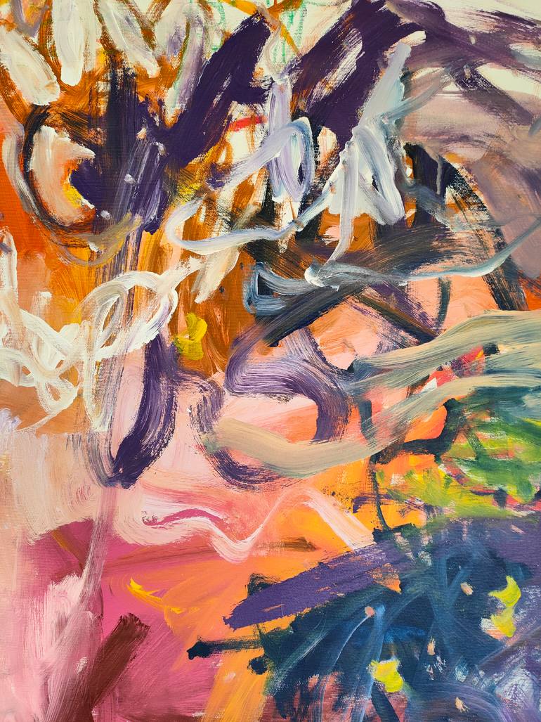 Original Abstract Expressionism Abstract Painting by Emily Starck