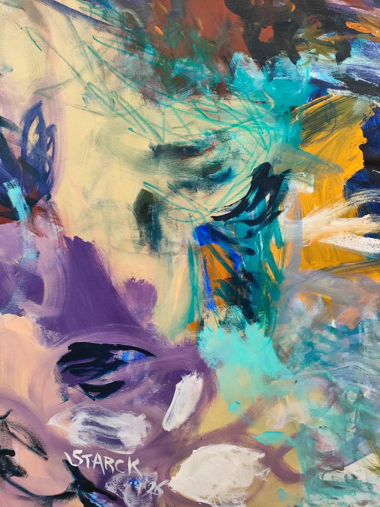 Original Abstract Expressionism Abstract Painting by Emily Starck