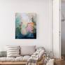"Tell me a story" is an abstract artwork inspired by the need of escaping the daily world. Forget a few moments the life difficulties and allow ourself to dream about an enchanting world in soft colors. We can imagine some flowers and green vegetation and relax ourselves. Ready to hang