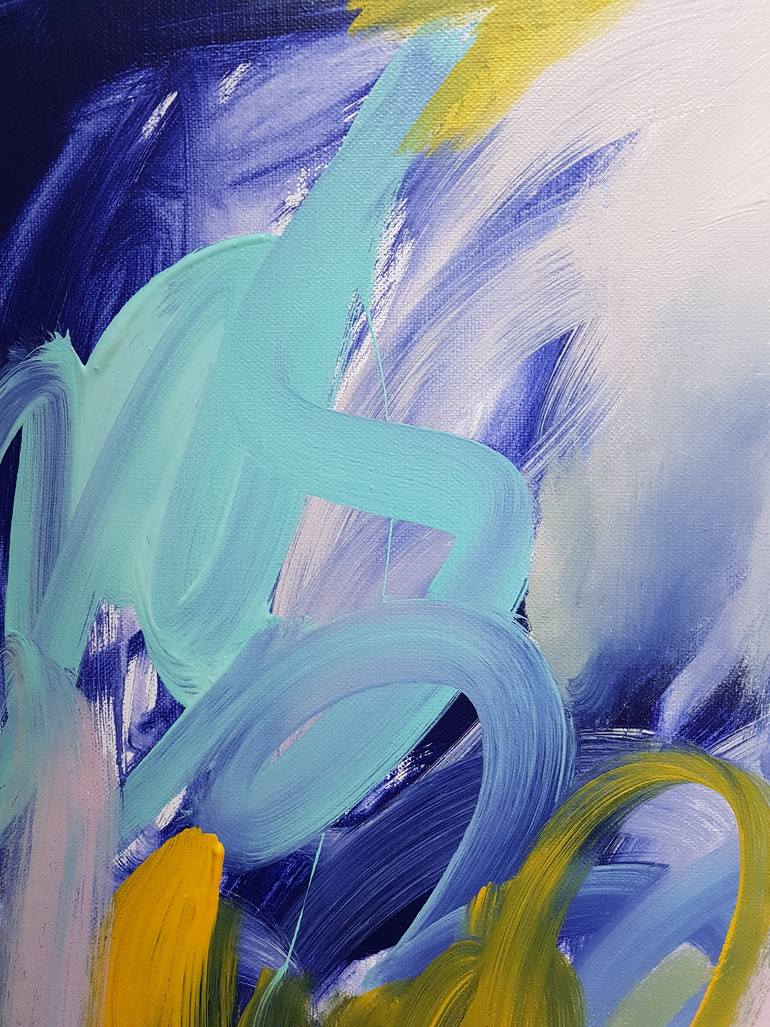 Original Abstract Expressionism Abstract Painting by Emily Starck