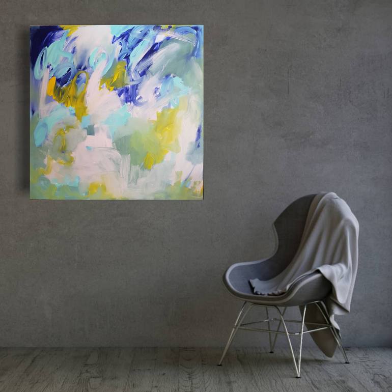 Original Abstract Expressionism Abstract Painting by Emily Starck