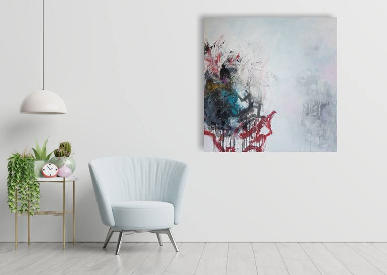 Original Abstract Expressionism Abstract Painting by Emily STARCK