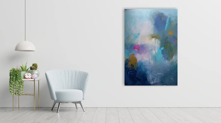 Original Abstract Landscape Painting by Emily STARCK