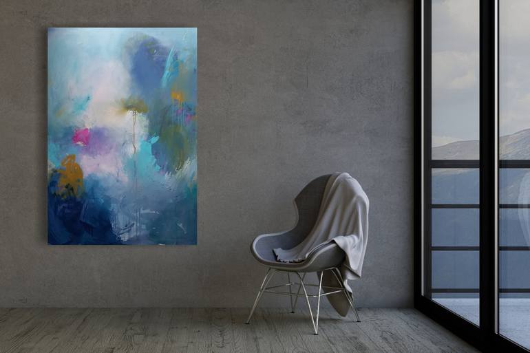 Original Abstract Landscape Painting by Emily STARCK