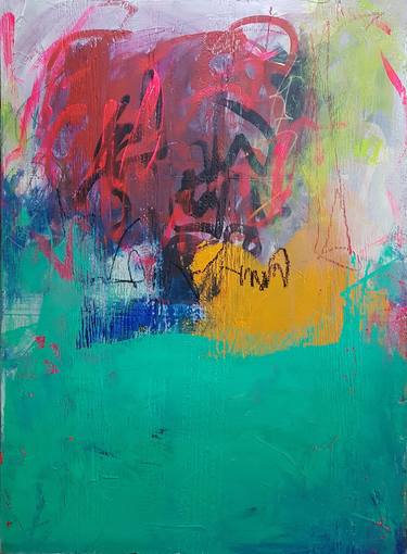 Original Abstract Expressionism Abstract Paintings by Emily Starck