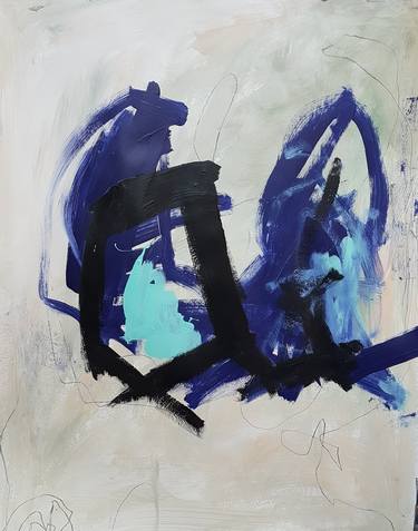 Original Abstract Expressionism Abstract Paintings by Emily STARCK