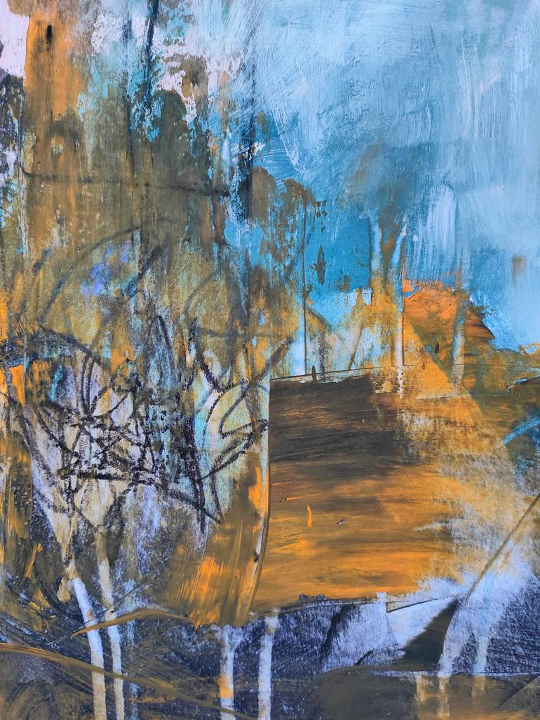 Original Abstract Expressionism Abstract Painting by Emily Starck
