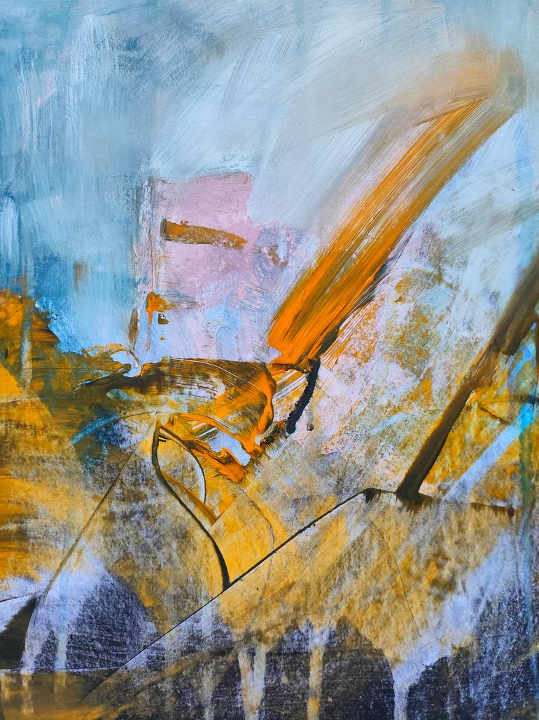 Original Abstract Expressionism Abstract Painting by Emily Starck