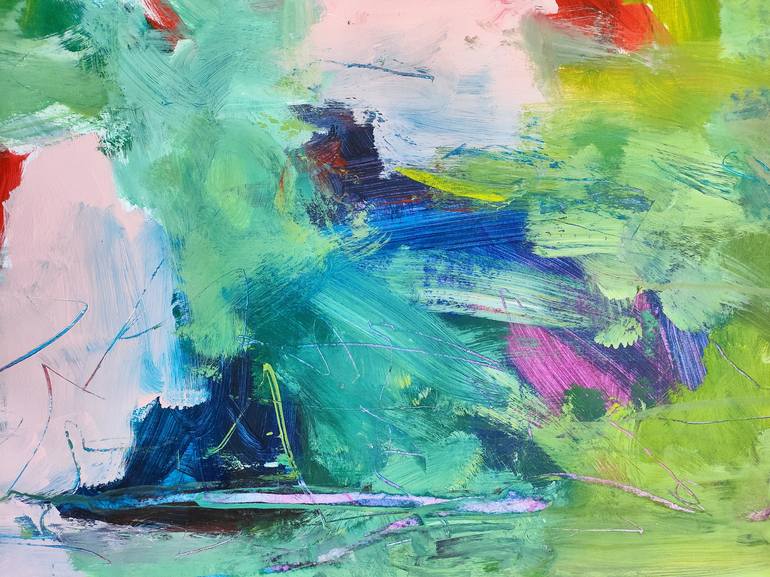 Original Abstract Expressionism Abstract Painting by Emily STARCK